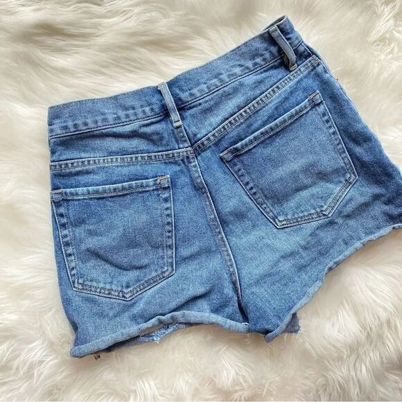 PacSun Ultra High Rise Vintage Distressed Denim Shorts - Picture 2 of 6